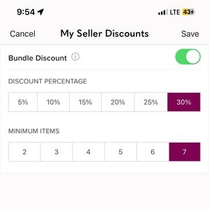 BIG SALE 30 percent off